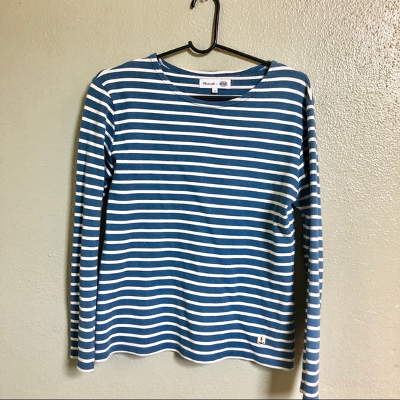 Madewell x Armor-Lux Long Sleeve Striped Tee - Picture 5 of 5